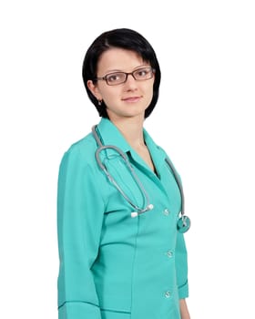 Portrait of  young female doctor