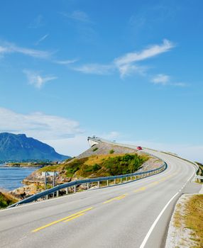 Storseisundet Bridge on the Atlantic Road in Norway