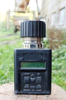 Grain moisture tester. tool for the determination of grain moisture