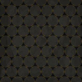 new royalty free abstract background with honeycombs on grunge background