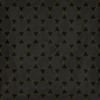 new royalty free abstract background with honeycombs on grunge background