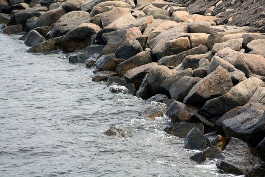 Rocks on a Cape Cod Sea Shore