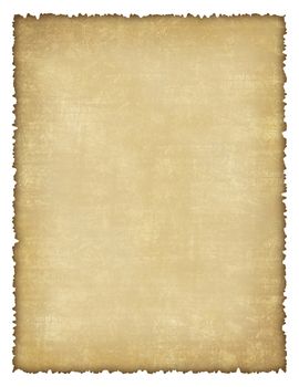 Old Parchment Textured Paper with White Frame