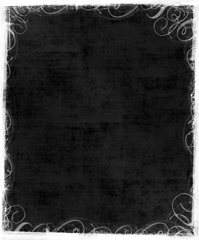 Old Textured Background with Classic Victorian Frame