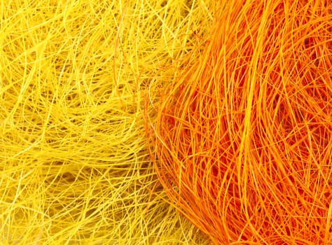 Abstract background of colored thread