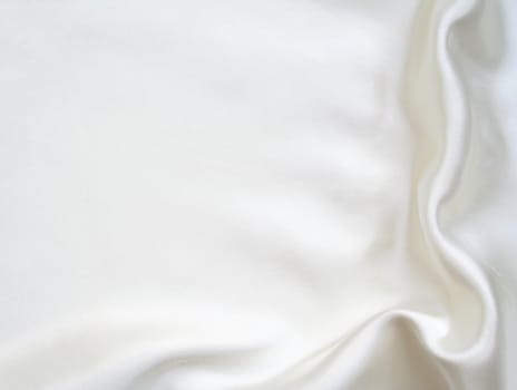 Smooth elegant white silk can use as wedding background 
