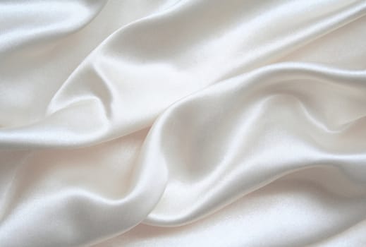 Smooth elegant white silk can use as background 
