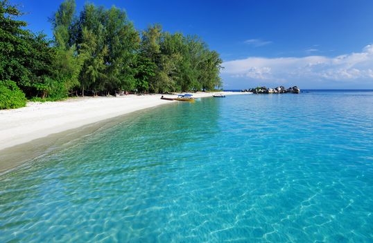 Beautiful beach at Perhentian islands, Malaysia