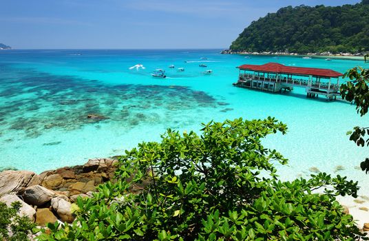 Beautiful beach at Perhentian islands, Malaysia