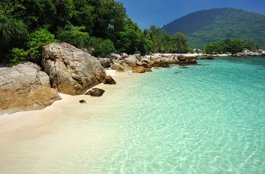 Beautiful beach at Perhentian islands, Malaysia