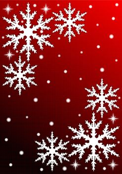 beautiful snowflake white for background