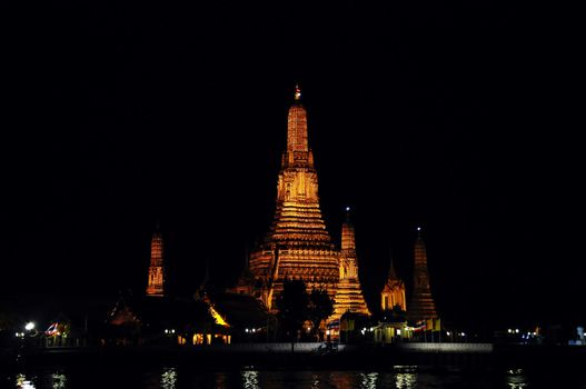 Buddha stupa at Arun temple, Thailand