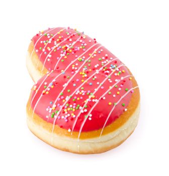 Donut, funny donut on the background