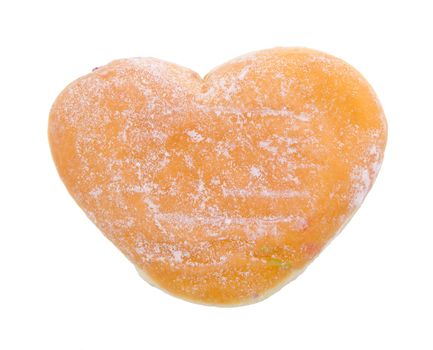 Donut, Heart Shaped Pastry on the background