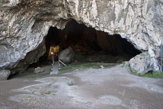 San Teodoro Cave, Acquedolci, Sicily. Here were found the fossil remains of the first woman in Sicily, which was given the name of Thea (from the Latin Theodora) to connect to the cave