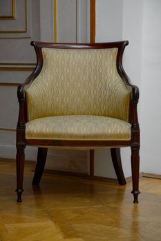 Old chair in a palace room