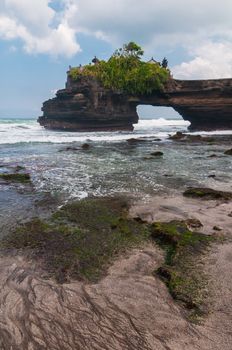 Pura Batu Bolong - small hindu temple near Tanah Lot, Bali, Indonesia