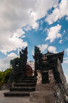 Pura Batu Bolong - small hindu temple near Tanah Lot, Bali, Indonesia