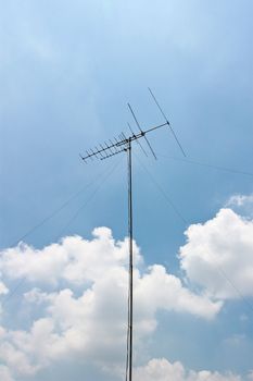 Antenna in blue sky