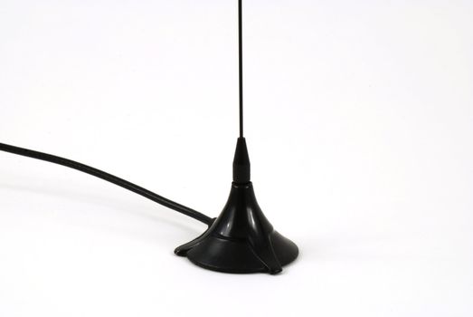 stock pictures of a communications antenna with a coil