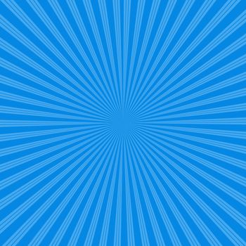 Background. Blue radial rays