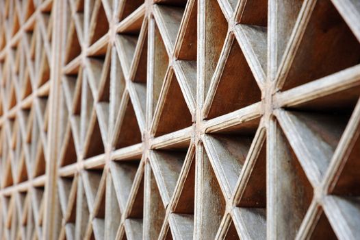 pattern of wood vents