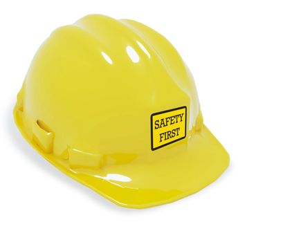 Safety helmet isolate with white background
