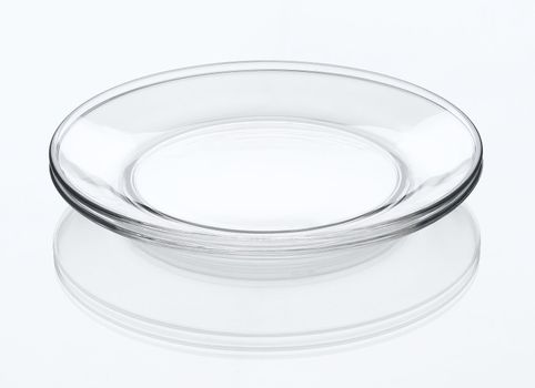 Blank clear dishes waiting for your ideas or photos to putting into it