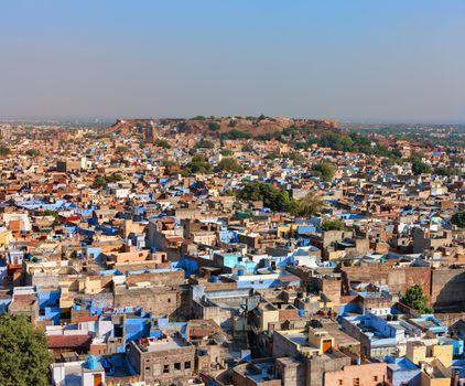 A view of Jodhpur, the Blue City of Rajasthan, India
