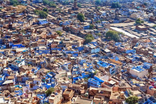 A view of Jodhpur, the Blue City of Rajasthan, India
