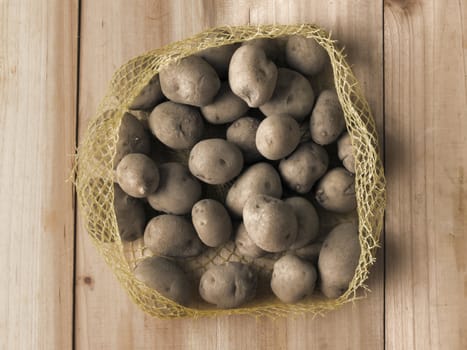 close up of a heap of potatoes