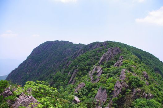 travelling at top of mounain at south china