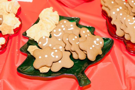 Gingerbread man is a biscuit or cookie made of gingerbread, usually in the shape of a stylized human