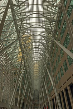 Brookfield Place (formerly BCE Place) - modern architecture in financial district, Toronto, Canada
