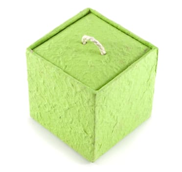 Mulberry Paper Green Box  Hand made.