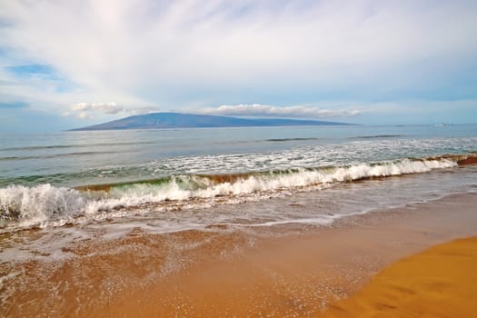 Komohana or West Maui Volcano as seen Wailea-Makena, Hawaii