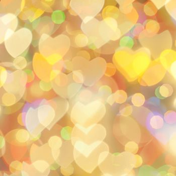 St. Valentine 's Day bokeh background, place for text