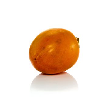kaki fruit from asia isolated on white