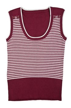 purple vest with a pattern isolated on white background
