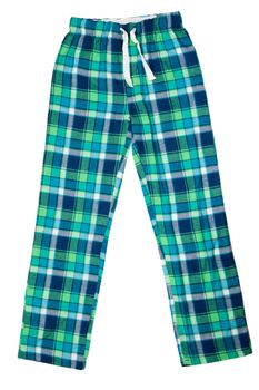 Plaid pants isolated on white background