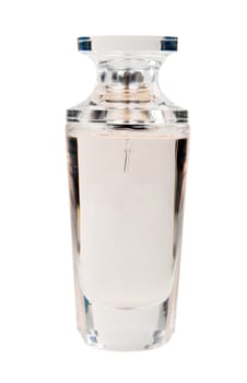 perfume bottle with a lid on a white background