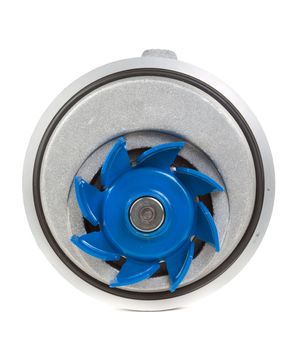 Water pump motor. Isolated on white background