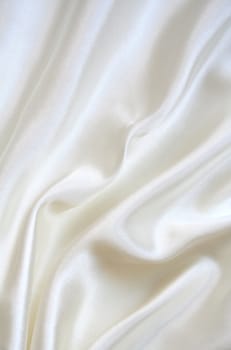 Smooth elegant white silk can use as background

