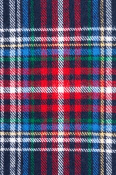 The checkered background from the warm cloth