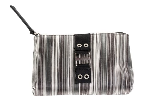 Woman black bag isolated on the white background