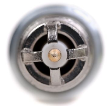 The electrode spark plugs the car close-up