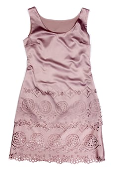 Beuge dress for girls isolated with clipping path on white
