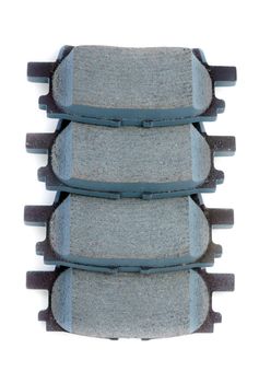 Set of brake pads, isolate on white