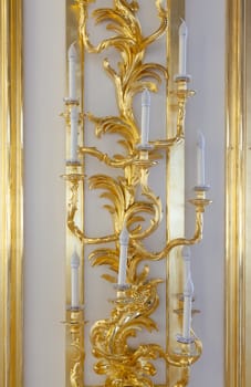 vintage gold wall sconce lamps with energy-saving