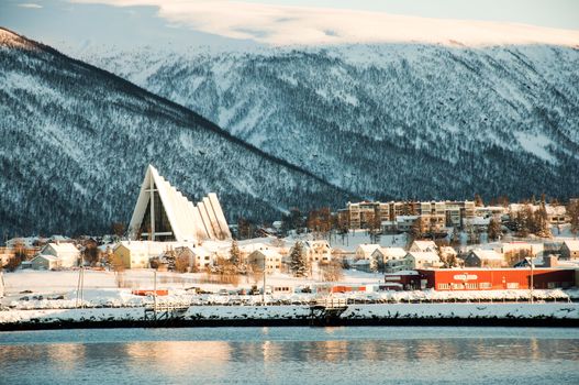 View of the Tromso city